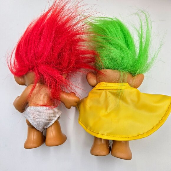 Vintage Troll Doll Lot Of 14 Forest Troll Dan 1986 Soma Dolls Read - Picture 5 of 16